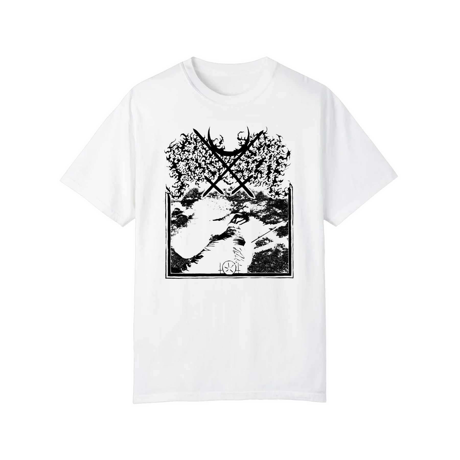 White Metal Tee